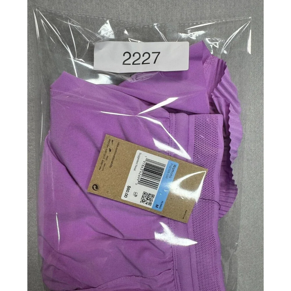 Nike Dri-FIT ADV Purple Running Shorts FN2328-532 Women’s Size Medium